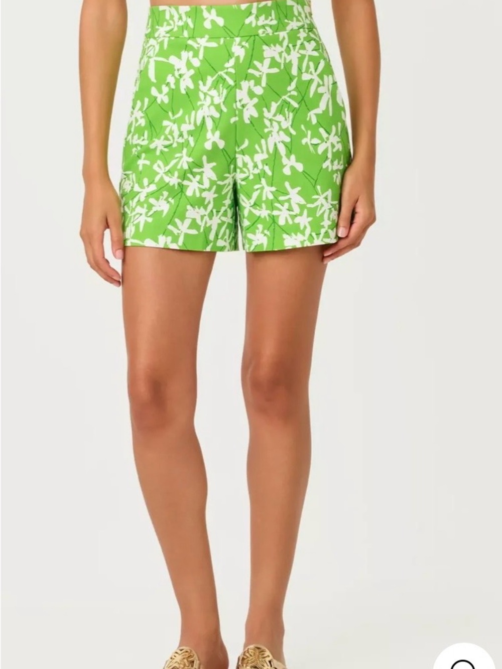 Lilly pulitzer NWT Carissa green and white shorts 6/8